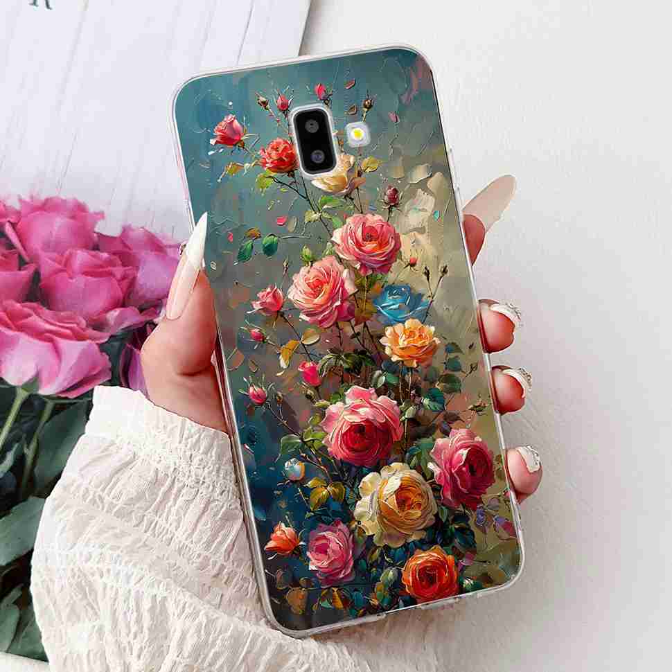 For Samsung Galaxy J6 Plus Case J610F J610G Popular Painted Phone Cover Soft Silicone Cases For Samsung J6 Plus GalaxyJ6+ Coque