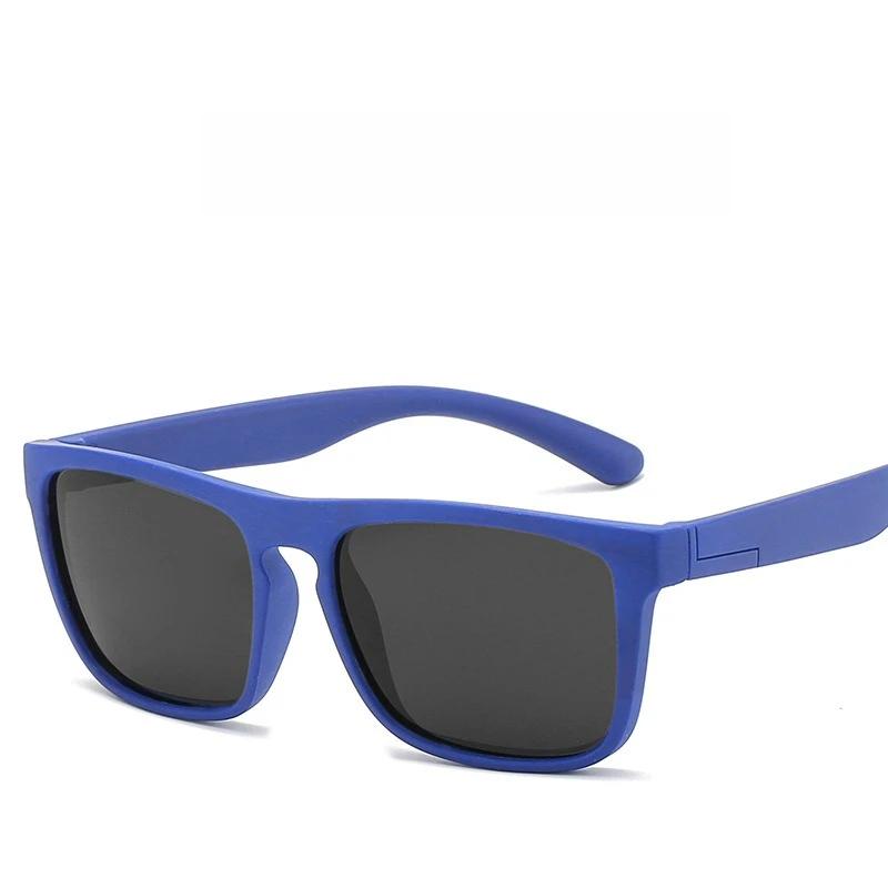 Fashion Retro Kids UV400 Sunglasses Square Frame Windproof Polarized Sunglasses Outdoor Sports Boys Girls UV400 Eyeglasses