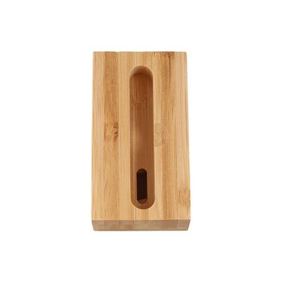 Altavoz de bambú con amplificador de sonido, inodoro, ecológico, soporte para teléfono móvil de bambú, portátil y duradero.