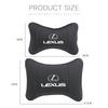 Car Headrest/Lumbar Support Car Neck Pillow Waist Cushion For Lexus LS LC RZ IS350 ES300 GS350 CT200h GX460 LX570 RX500h NX300