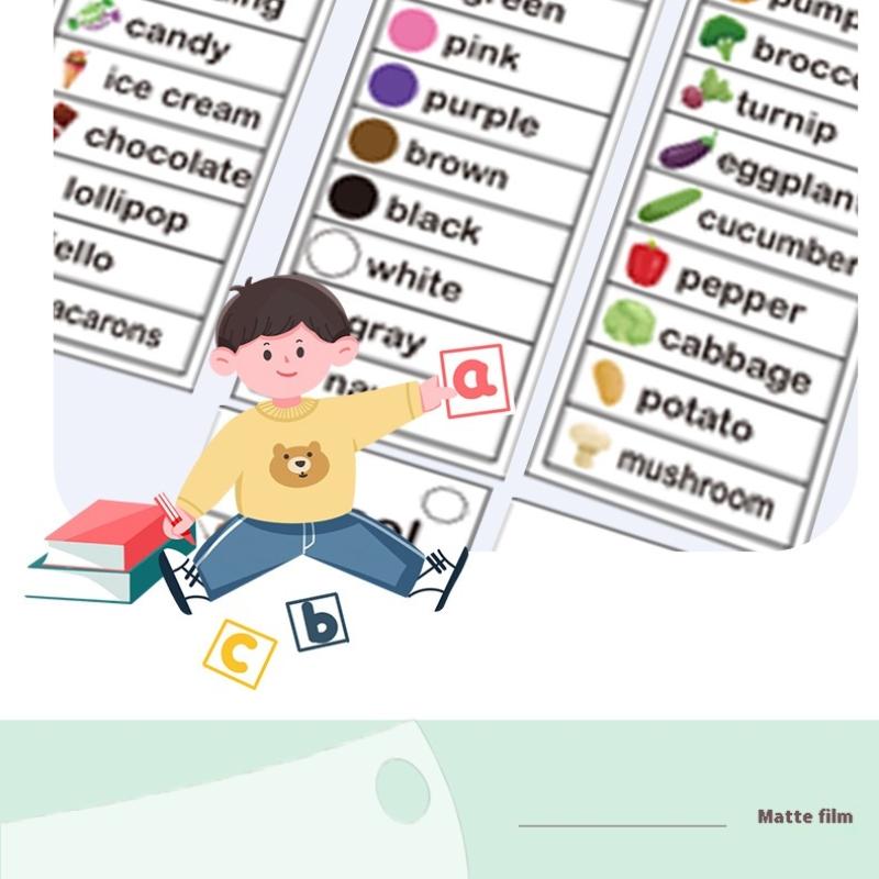 

1 Набір Зорових Слів Розвиток Словникового Запасу Навчання Аутизму Іграшки Монтессо Англійські Письмові Списки Слів Картки Навчальні Матеріали ESL