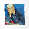 70CM  New Luxury Van Gogh Oil Painting Brand Women Pashmina Neckerchief Scarves Shawl Wraps Designer Bufandas Female Foulard