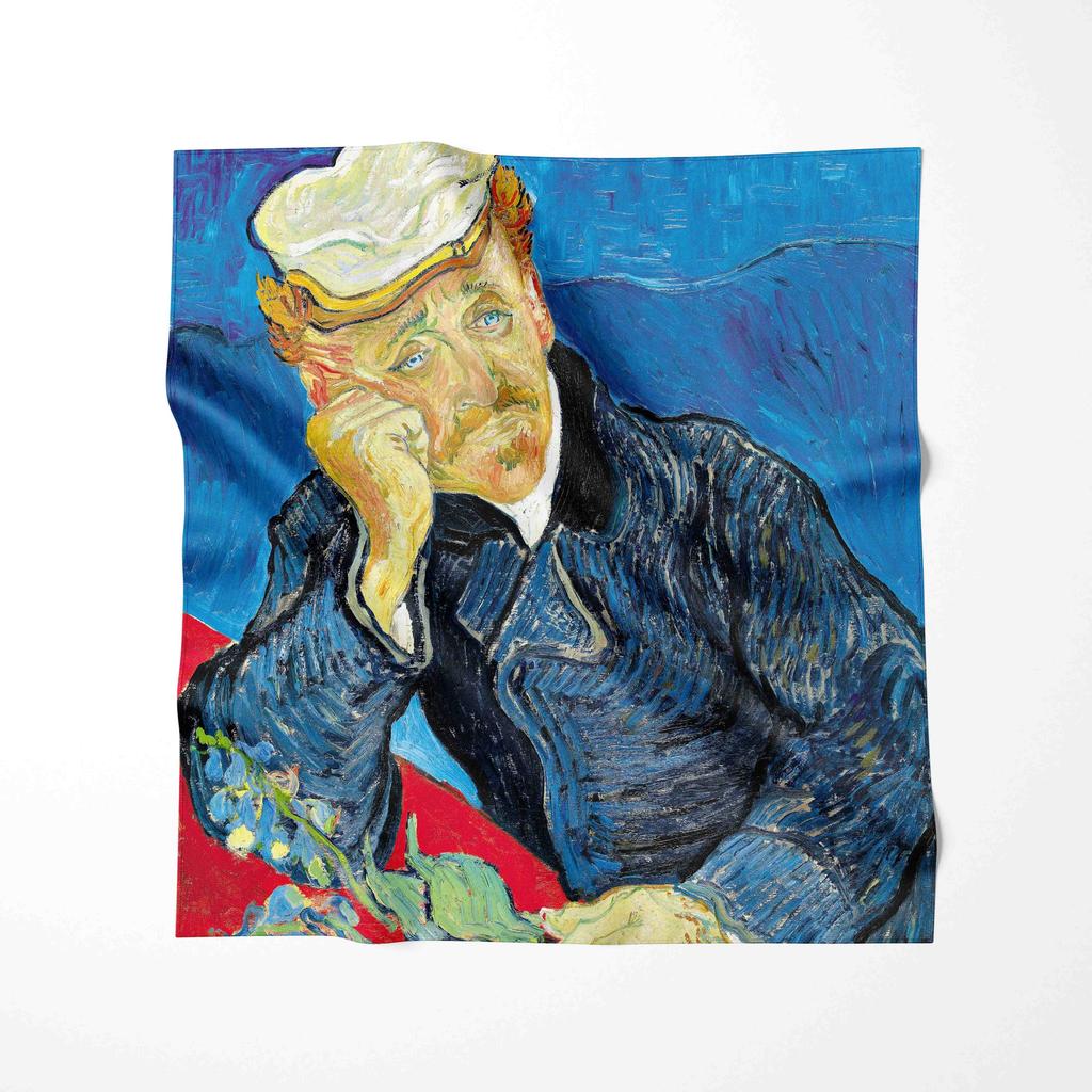 70CM New Luxury Van Gogh Oil Painting Brand Women Pashmina Neckerchief Scarves Shawl Wraps Designer Bufandas Female Foulard