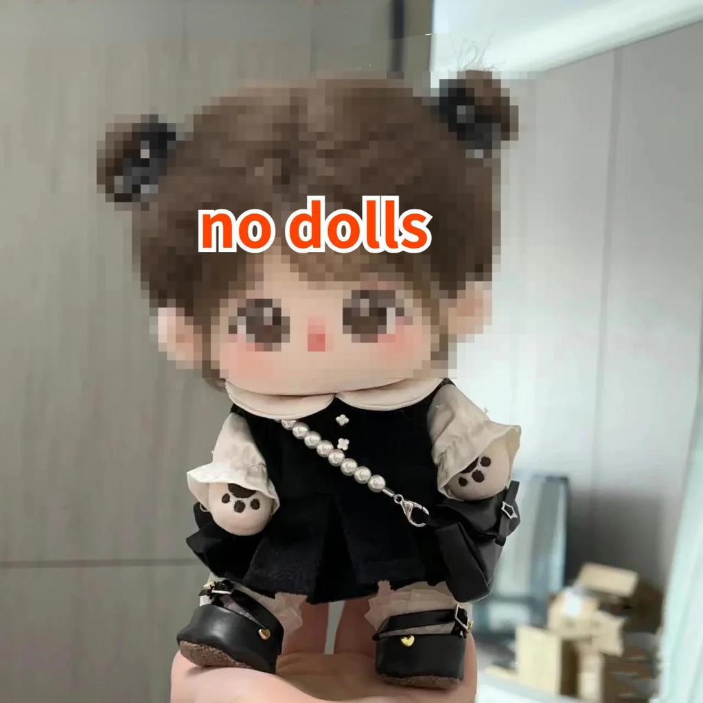 20cm Idol Plush Doll Cotton JK Uniform Clothes Kpop DIY Doll Dress Up Clothing Skirt Suit Socks Toy Accessories Girl Gift