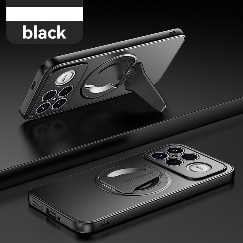 Skin-like Frosted Feel Car Invisible Magnetic Stand Holder Case For Poco F8 Ultra F8 Pro POCO F7 Ultra F7 Pro F6 Pro X6 Cover