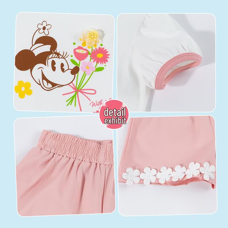 Disney Minnie Girls' Cooling T-shirt & Shorts Set