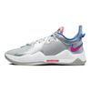 Nike PG 5 Clippers Męskie Sneakersy Srebrny Metalik-Srebrny Hiper-Królewski CW3143-005