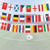 2024 European 24 Countries Flag Football Cup Flags Bunting National String Flags Football Event for Party Decoration