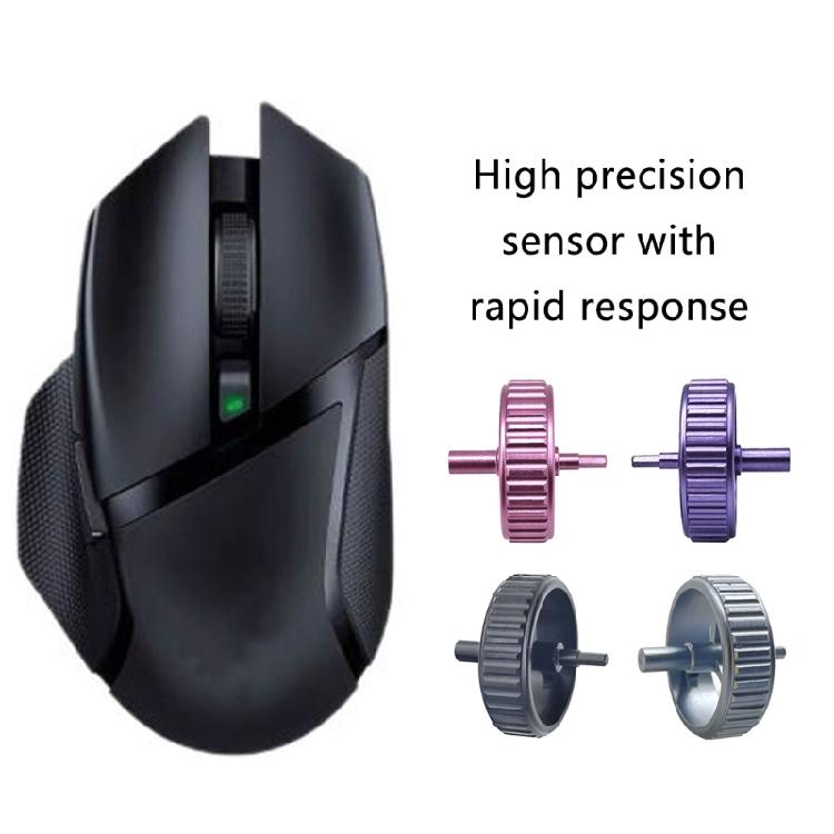 Precise Aluminum Mouse Wheel For Basilisk 3 X HyperSpeed Mouse in Gaming and Office Application Ergonomic