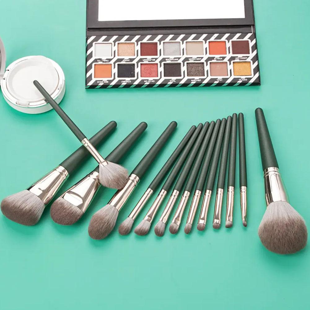 NEW 14Pcs Makeup Brush Set For Girl Soft Bristle Full Face Loose Powder Eyeshadow Brush Professional Cosmetic Brush Makeup Tools