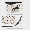CHARLES & KEITH Polka Dot Drawstring Bucket Crossbody Bag