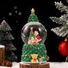 Boîte à musique fantaisie de Noël avec boule de cristal – Décoration princesse, cadeau pour anniversaire de fille
