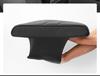 1x Black PU Leather Car Armrest Cushion Cover Memory Foam Center Console Box Pad