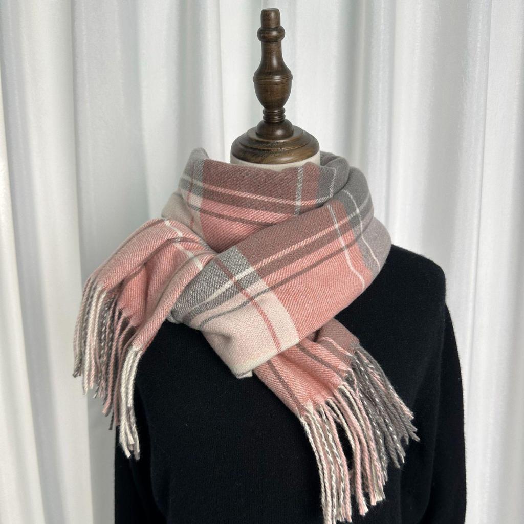 Autumn & Winter Retro Color Block Scarf - Trendy, Elegant Imitation Cashmere Shawl