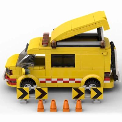 Moc Building Bricks City Car Average-Sized Panel Van Technology Modular Blocks Gifts Playthings For Children DO-IT-YOURSELF Sets Assembly
