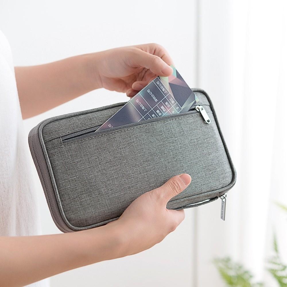 Large Capacity Passport Bag Card Holder Card Storage Bag Travel Wallet  Travel Accessories