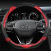 Car Steering Wheel Cover For Hyundai I40 I30 I20 I10 Ix35 Ix25 Tucson Accent Elantra Santa Fe Creta Solaris Kona Auto Accessorie
