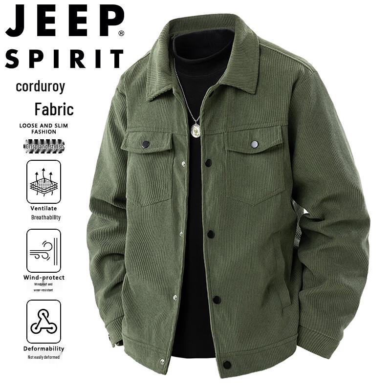 

JEEP SPIRIT Men s Collared Casual Jacket XL