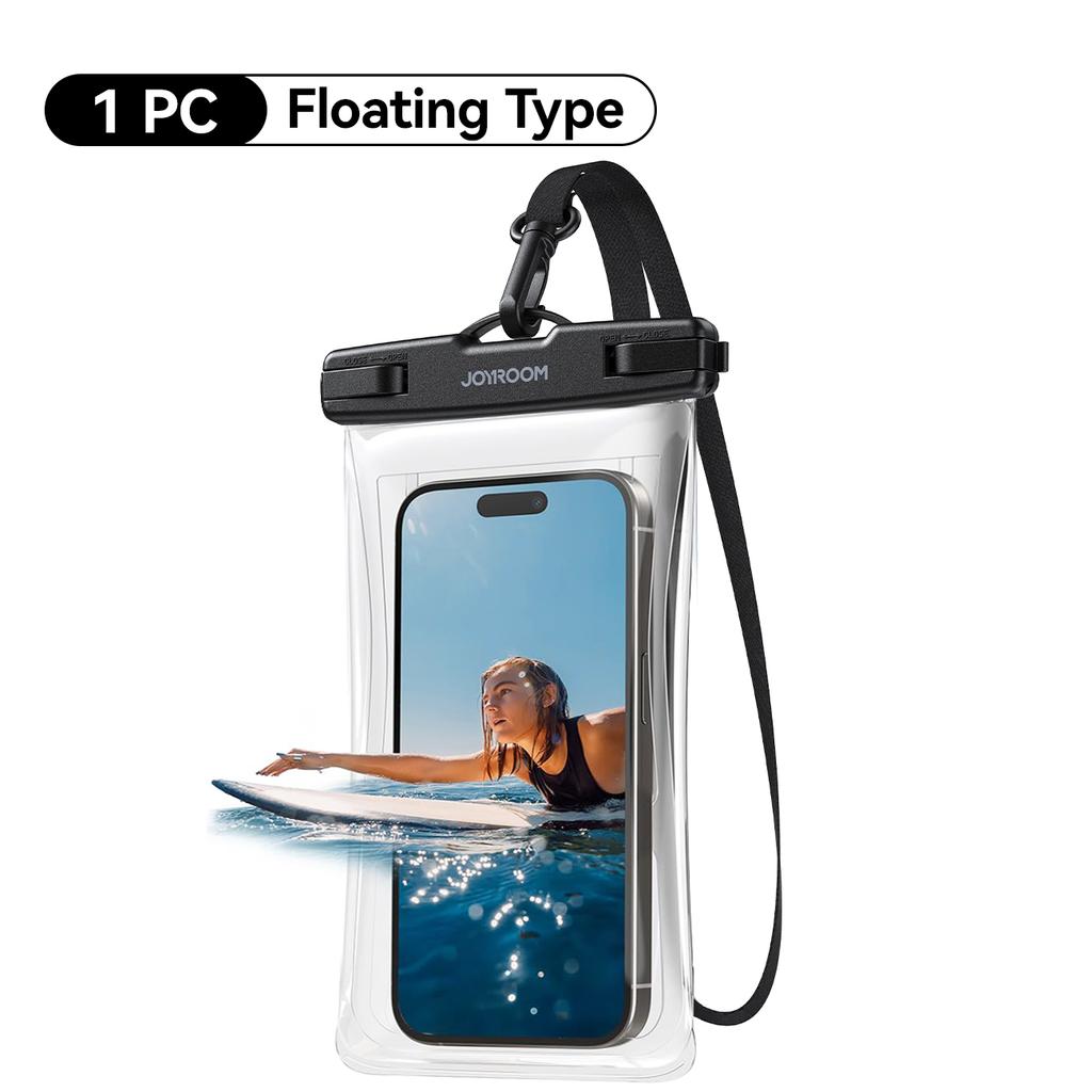 Étui étanche IPX8 pour téléphone jusqu'à 7 pouces, pochette flottante étanche pour téléphone, sac sec
