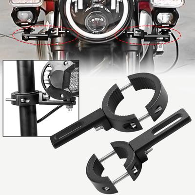 Universele Motorfiets Koplamp Montagebeugels Moto Hulp Spotlights Houder Vorkklem Montagehouder Motorfiets Accessoires