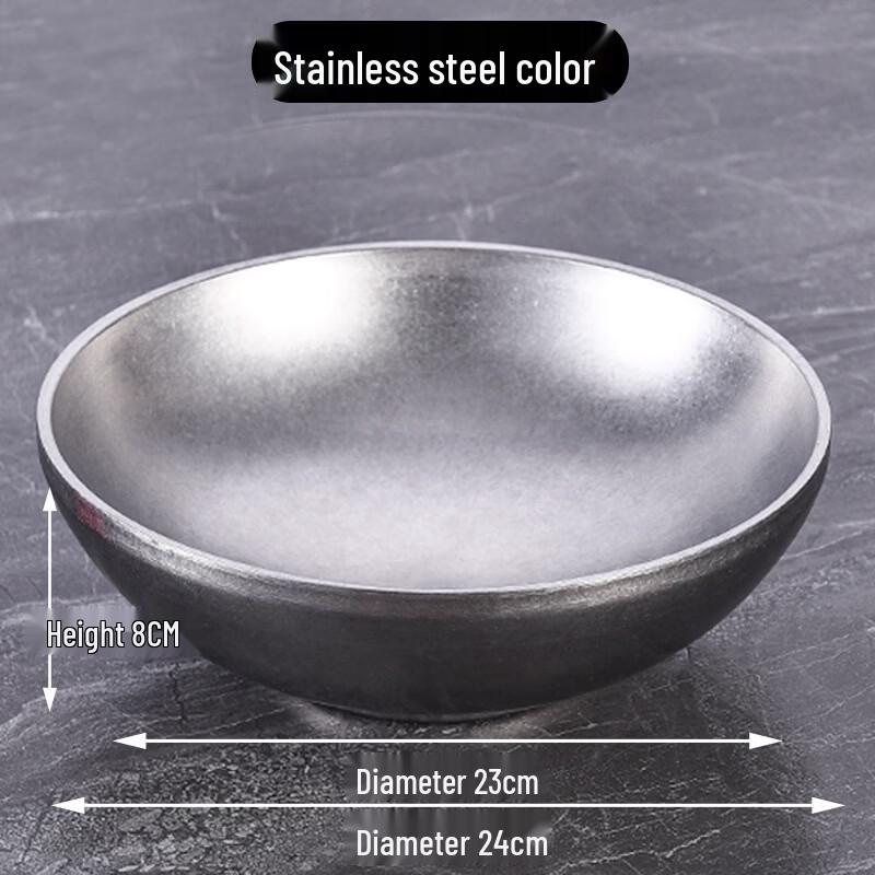 Korean Style 304 Stainless Steel Noodle & Salad Bowl