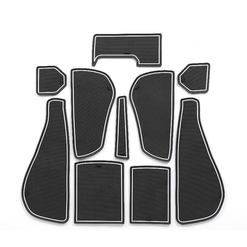 For 2025 of Volkswagen Tiguau Door Sill Mats Car Interior Modification Water Cup Storage Box Anti-slip Mat Decorative Acces