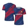 KURDISTAN Stampa 3D Sportiva Asciugatura Rapida Traspirante Maglietta da Uomo Abbigliamento Estivo a Manica Corta Maglia da Calcio per Esterno Maglia da Tifoso di Club