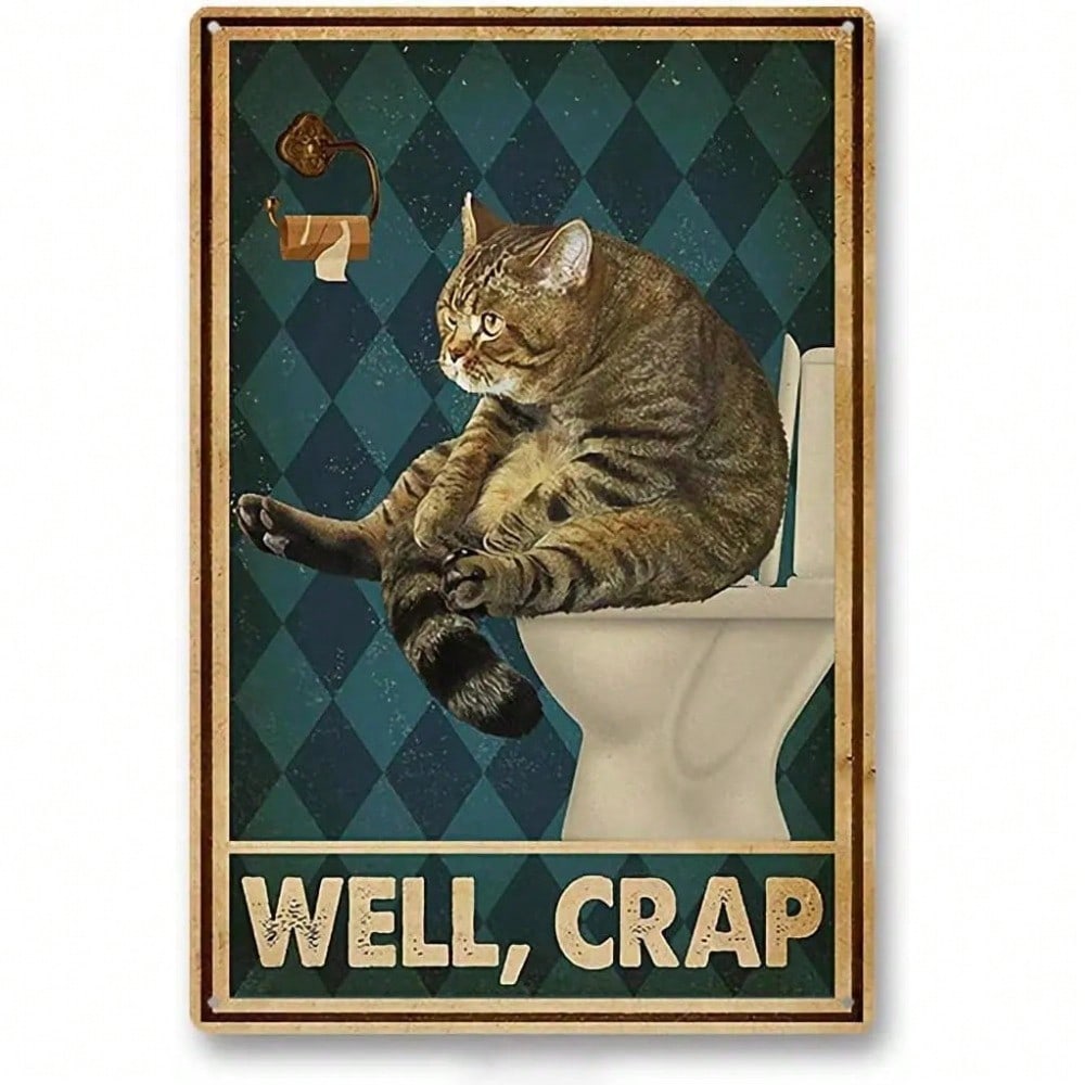 

Metal Wall Art Sign Modern Home Decor Tin Poster