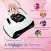 UV Nail Dryer Lamp, 280W LED Nail Lamp Portable Nail Dryer with 66 Lamp Beads, 4 Timers 10/30/60/99S