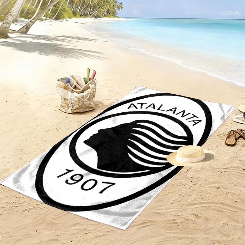 Asciugamano da Spiaggia Poster Atalanta BC, Asciugamano Grande Morbido ad Asciugatura Rapida per Spiaggia Campeggio Nuoto