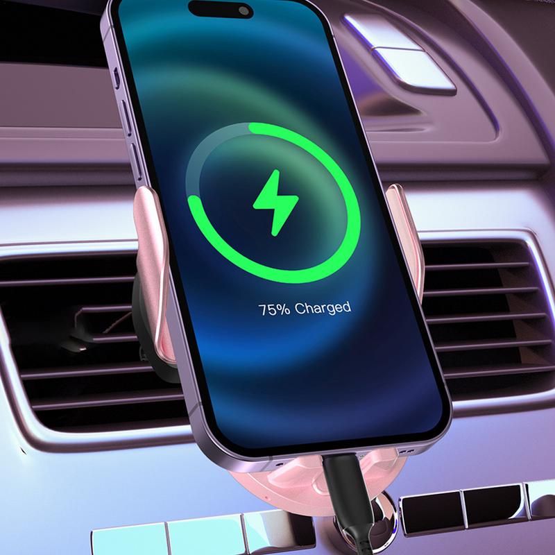 Kabelloses Autoladegerät 66W Auto Schnell-Ladegerät Handyhalter Magnetische Absorption Telefonhaltewerkzeug für Windschutzscheibe