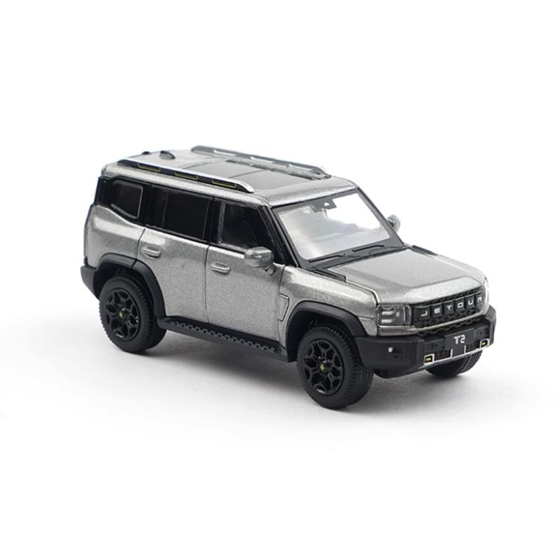 Diecast Original 1:64 Scale Jetour T2Simulation Alloy Car Model Collection Decoration Toy Gift Souvenir Display
