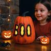 Halloween Hollow Colorful Pumpkin  Courtyard Old Retro Foam Luminous Pumpkin Decoration Props