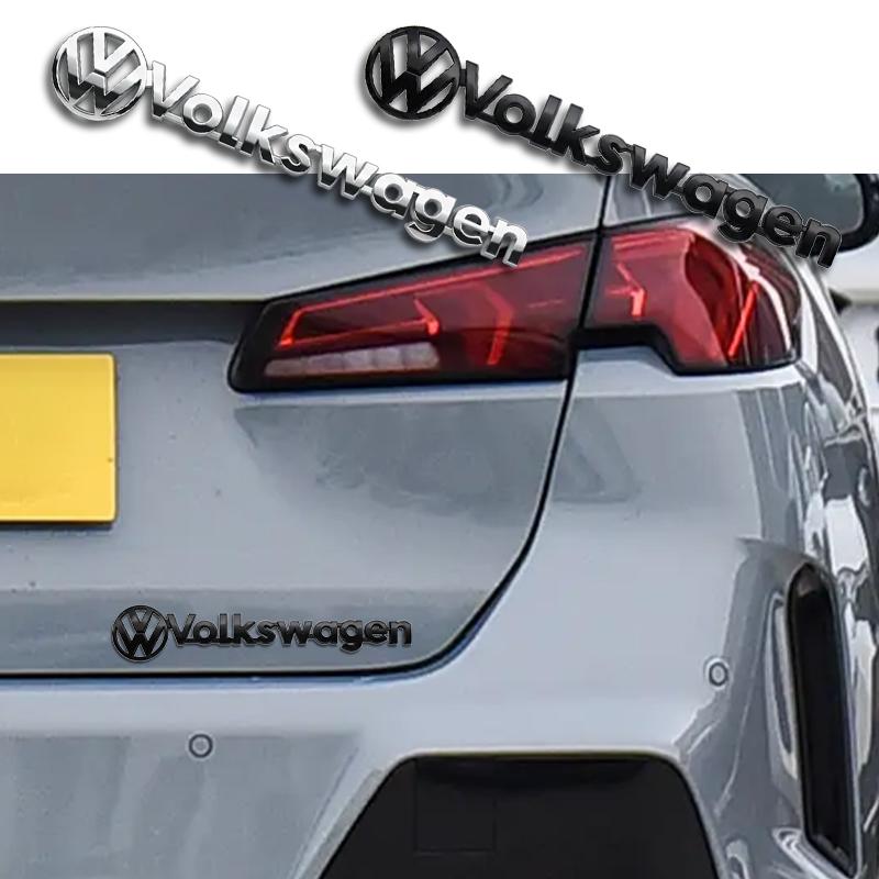 VW ABS Znak Logo Auta Zadní Znak na Kufr Samolepky Decals Příslušenství Pro Volkswagen Polo Golf CC GTI Passat 4 Tiguan Motion Touran