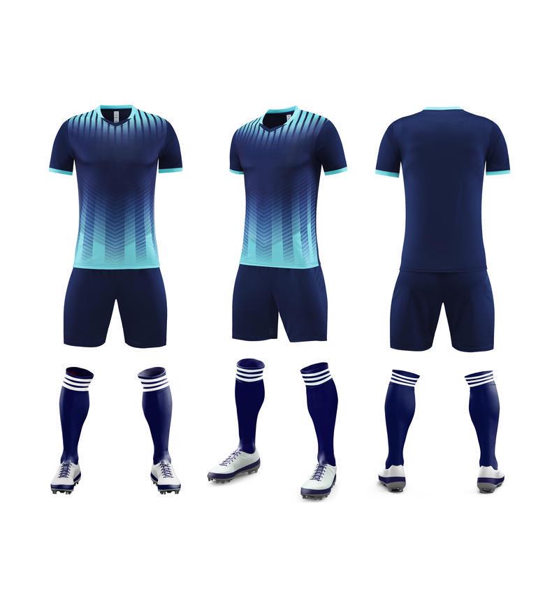 Custom Quick-Dry Football Uniform Set for Adults & Kids - Short Sleeve, Breathable Sportswear for Training & Match Play