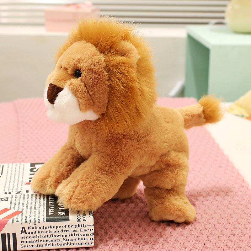 

Милая имитация маленького львенка, плюшевая игрушка, зоопарк, кукла льва, детская кукла, подарок на день рождения 15cm