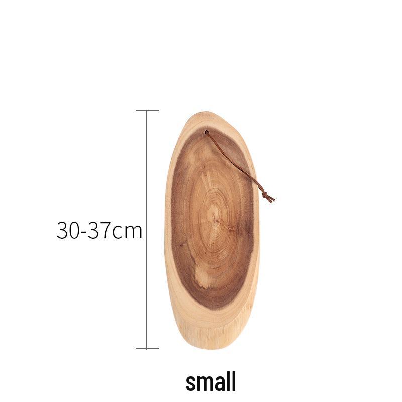 High-End Irregular Acacia Wood Cutting Board & Platter for Camping and Picnics