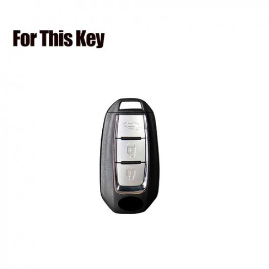 Zinc Alloy Leather Car Remote Key Fob Case Cover For Infiniti QX50 QX60 2018-21