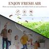 100x210CM Magnetic Door Screen Curtain Anti Mosquito Insect Fly Bug Net Auto Closing Easy to Install Bedroom Home Curtains
