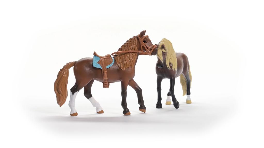 Schleich Horse Club Starter Riding Set, 2-Piece Figures for Role Play (42738)