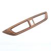 For Honda CR-V CRV 2017- Peach Wood Grain Center Air Outlet Vent Cover Trim