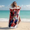Beach Towel with Bumblebee and Optimus Prime3 Pattern - soft,absorbent,machine washable Lightweight&Modern,swimming,Travel Essentials