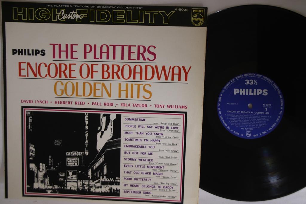 LP Record PLATTERS - Encore Of Broadway Golden Hits M5023 MERCURY Japan Soul/Funk Used