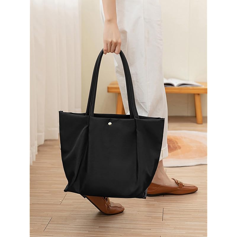 [ASCOBO] Tote Bag Ladies Commute Business Lightweight Large Capacity A4 Storage Water Repellent Shoulder PC Storage Key Loss Prevention Mothers Bag