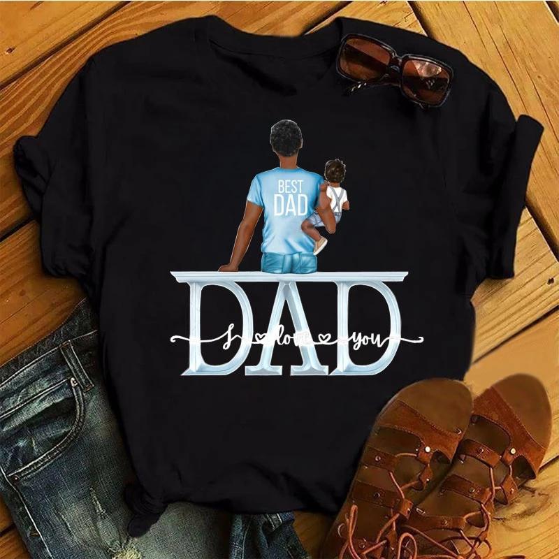 Noi Topuri Tricouri Mama Tata Imprimate Femei Haine de modă Gât rotund Femei Manecă scurtă Topuri Tricouri