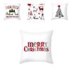 Lebhafter Cartoon Weihnachts-Kissenbezug Ideal für Heim-Sofa-Dekor mit Weihnachtsbaum