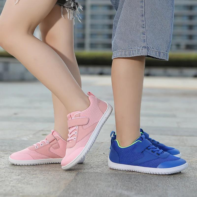 New Children Walking Shoes  Lighten Breathable Wide Palm Sneakers Multi Functional Non Slip Barefoot Casual Sneakers
