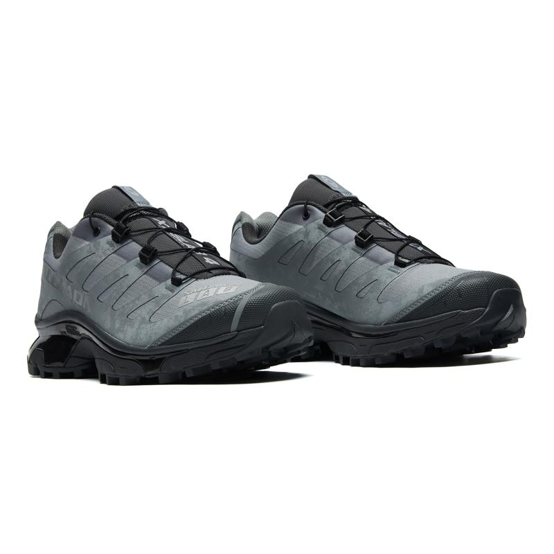 SALOMON XT 4 Running Shoes Unisex Low Top Heritage Gray/Asphalt Gray/Silver Sneakers 478769