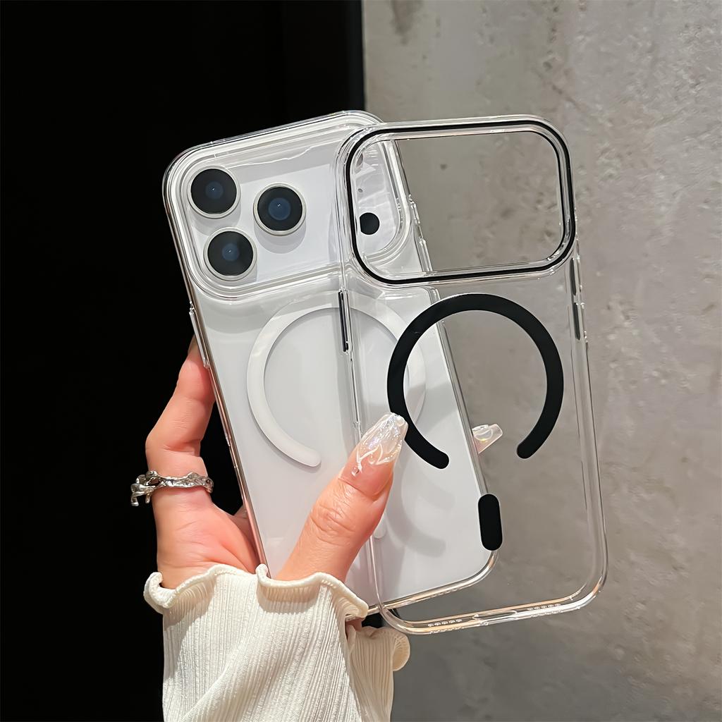 For iPhone 17 Pro Max Case Compatible with MagSafe Protective TPU+PC Phone Cover