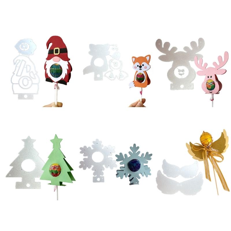 Lollipops Embossing Cutting Dies Christmas Embossing Die Cuts DIY Scrapbooking